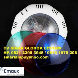 Lampu Kolam Renang Emaux Satu Warna